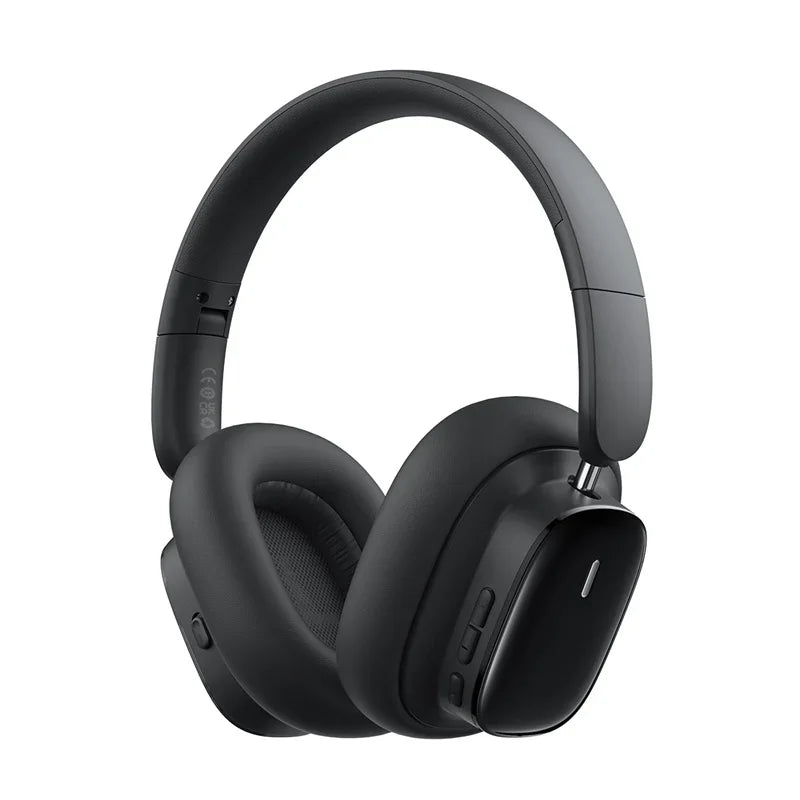 Headphones Baseus H1i – Cancelamento de Ruído, Bluetooth, Áudio Hi-Res, Longa Autonomia Headphones Baseus H1i – Cancelamento de Ruído, Bluetooth, Áudio Hi-Res, Longa Autonomia